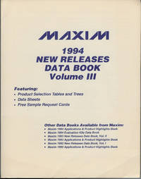 Maxim 1994 New Releases Data Book Volume III