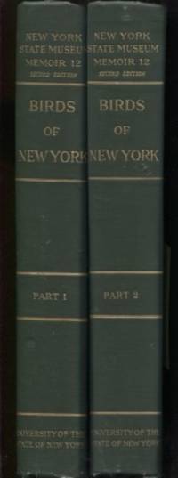 Birds of New York, New York State Museum. Memoir 12. Part 1 & Part 2.