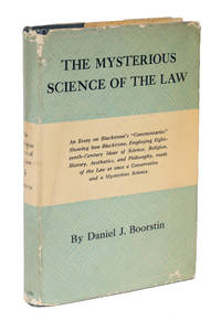 The Mysterious Science of the Law, With Dust Jacket