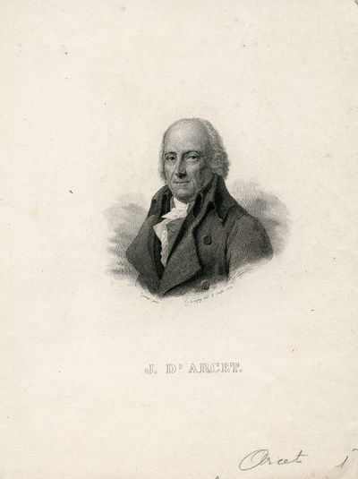 Engraved portrait, by E. Conquy after Girard