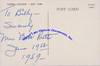 A Yankee Stadium Postcard Signed By Mrs. Babe Ruth