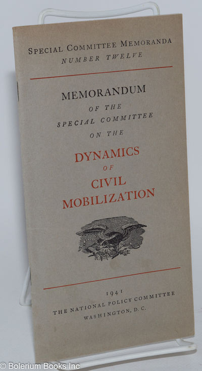 Memorandum of the Special Committee on the Dynamics of Civil Mobilization