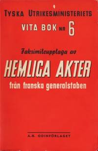 Faksimileupplaga av Hemliga akter från franska…