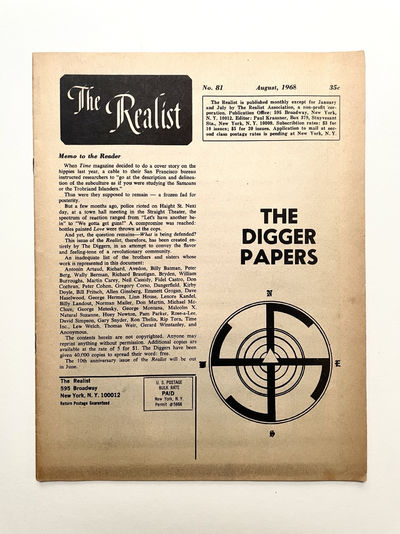 The Realist. No. 81 (August, 1968) (special Diggers issue)