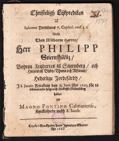 Christeligh lijkpredikan aff Salomos predikares…