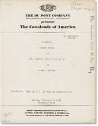image of The Cavalcade of America: Mr. Lincoln Goes to the Play (Original script for the 1948 radio broadcast)
