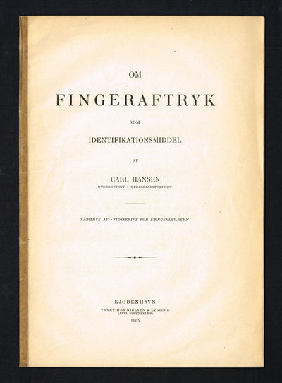 Om fingeraftryk som identifikationsmiddel.