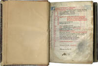 cover of Augustinian Missal (use of Rome); in Latin, decorated manuscript on parchment with musical notation