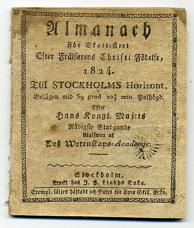 Almanach för skott-året efter frälsaren Christi…