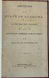 CONSTITUTION OF THE STATE OF ALABAMA, AS REVISED AND AMENDED BY THE CONVENTION ASSEMBLED AT MONTGOMERY, ON THE FIFTH DAY OF NOVEMBER, 1867