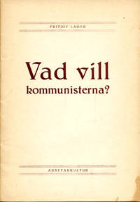 Vad vill kommunisterna?