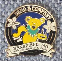 Dead and Company - 2021 - Pin - Mansfield, MA - Xfinity Center, Sept. 2+3, 2021