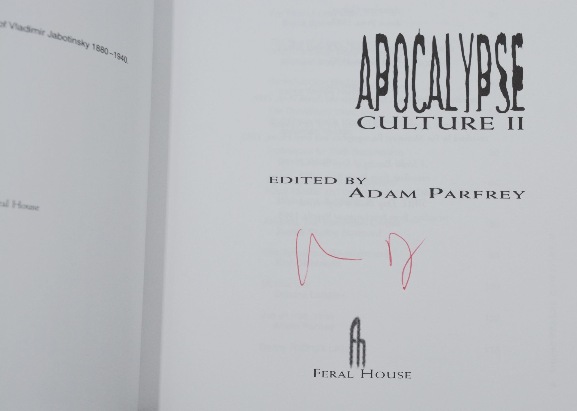 Apocalypse Culture II by Parfrey, Adam [Editor]; Joe Coleman [Artist ...
