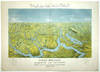Panorama of the Seat of War: Bird's Eye View of Kentucky and Tennessee Showing Cairo and Part of the Southern States