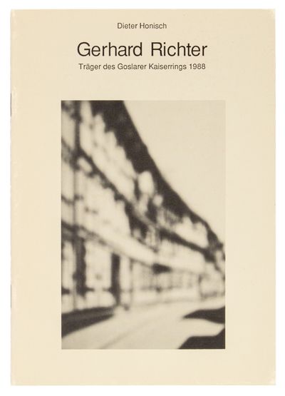 Gerhard Richter: Träger des Goslarer Kaiserrings 1988 / Laudatio zur Verleihung des Kaiserrings in der Kaiserpfalz Goslar am 24. September 1988