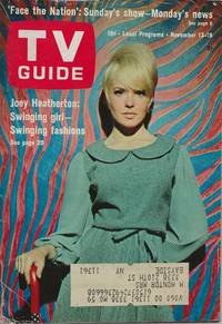 TV Guide November 13, 1965 Joey Heatherton - 