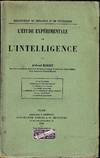 L'Étude Expérimentale de L'Intelligence