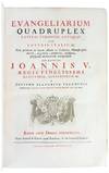 Evangeliarium Quadruplex: Latinae Versionis Antiquae seu Veteris Italicae [Four volumes in Two]
