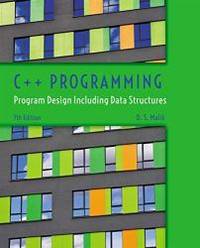 image of C++ Programming: Program Design Including Data Structures