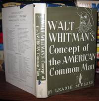 cover of WALT WHITMAN'S CONCEPT OF THE AMERICAN COMMON MAN