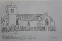 Culham Church, Oxon - lithographic image of the church