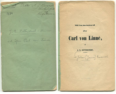 Minnesord öfver Carl von Linné.