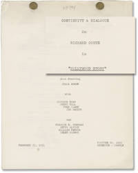 Hollywood Story (Original post-production screenplay for the 1951 film) by William Castle (director); Frederick Kohner, Fred Brady (screenwriters); Richard Conte, Julie Adams, Richard Egan, Henry Hull (starring) - 1951