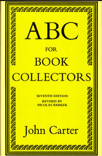 ABC For Book Collectors by Carter, John - 1995