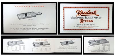 New York: John Chatillon & Sons, 1921. Very good condition, some wear along the fold creases as to b...