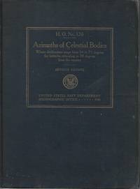 image of Azimuths of Cellestial Bodies - H.O. No. 120