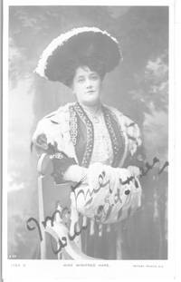 Postcard Photo by Rotary signed and inscribed (Winifred, b. 1875, Actress and Singer)