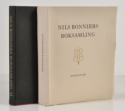 Nils Bonniers boksamling. Med en studie över…