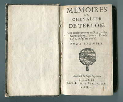 Memoires du chevalier de Terlon. Pour rendre…
