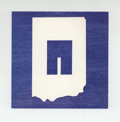 Exhibition card: alighiero e boetti (opens 11 February 1983)