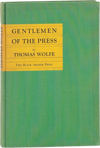 Gentlemen of the Press: A Play
