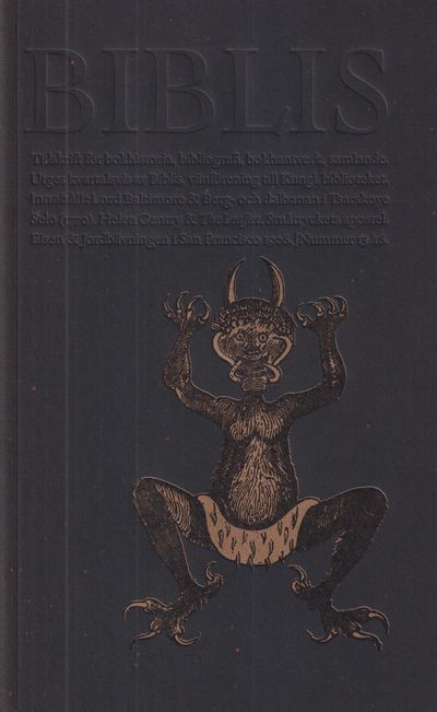 Biblis 15/16. [Tidskrift för bokhistoria,…