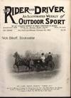THE RIDER AND DRIVER (VOL. XXXIII, NO.22) An Illustrated Weekly of Outside Sport (February 23, 1907)