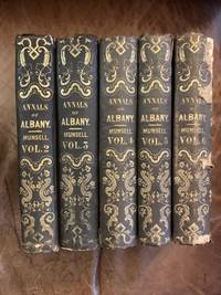 cover of Annals of Albany Vol. 2, 3, 4, 5, 6, Five Original Joel Munsell Hardcovers