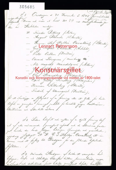 Konstnärsgillet. Konstliv och föreningsväsende…