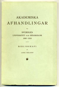 Akademiska afhandlingar vid Sveriges universitet…