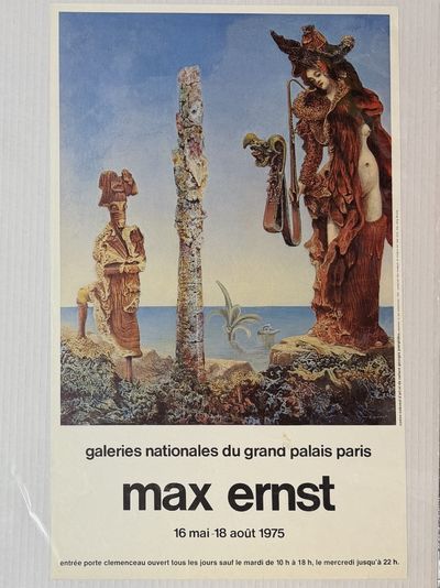 MAX ERNST GALERIES NATIONALES DU GRAN PALAIS PARIS POSTER