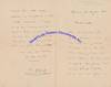 Nobel Prize Winner Frdric Mistral Writes To The Daughter Of His Fellow Provencal Poet Felix Gras