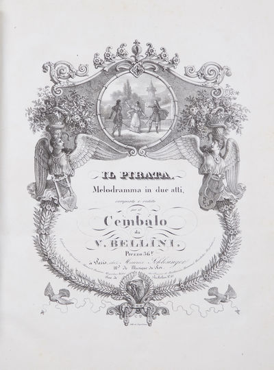 Il Pirata. Melodramma in due atti, composto e ridoto per il Cembalo... Prezzo 36F. [Piano-vocal score]