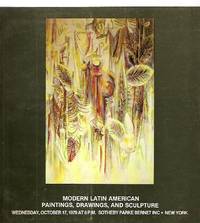 image of MODERN LATIN AMERICAN PAINTINGS, DRAWINGS, AND SCULTPURE: WEDNESDAY, OCTOBER 17, 1979 AT 8 P.M.: SOTHEBY PARKE BERNET INC. NEW YORK