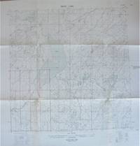 Fold-Out Topographical Survey Map. Trout Lake, Northwest Territories