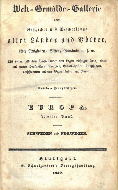 oder Geschichte und Beschreibung aller Länder und…
