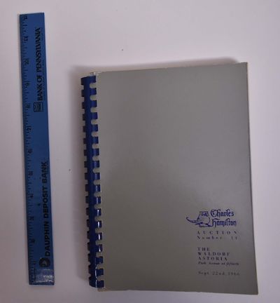 Charles Hamilton: Auction Number 14, Sept. 22nd, 1966
