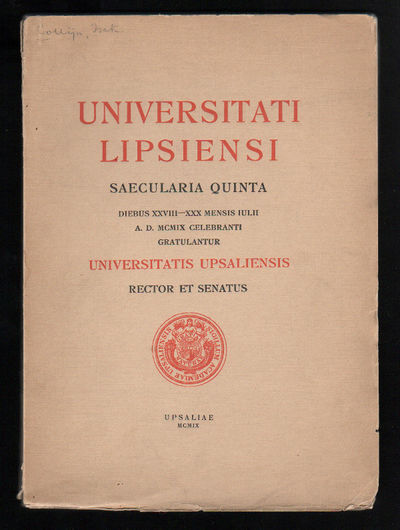 Universitati Lipsiensi saecularia quinta diebus…