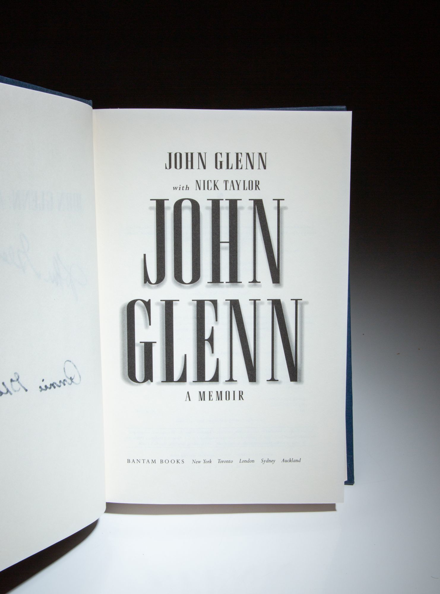 John Glenn A Memoir; with Nick Taylor by Glenn, John