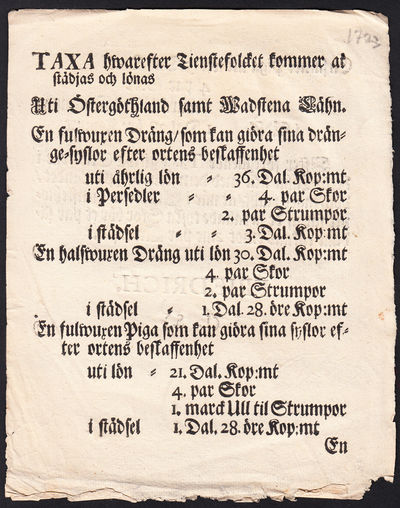 Taxa hwarefter Tienstefolcket kommer at städjas…